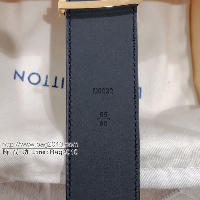 LV新款皮帶 路易威登高端男士腰帶 精緻手工繪邊  jjp1631